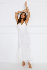 Isla Maxi Dress White